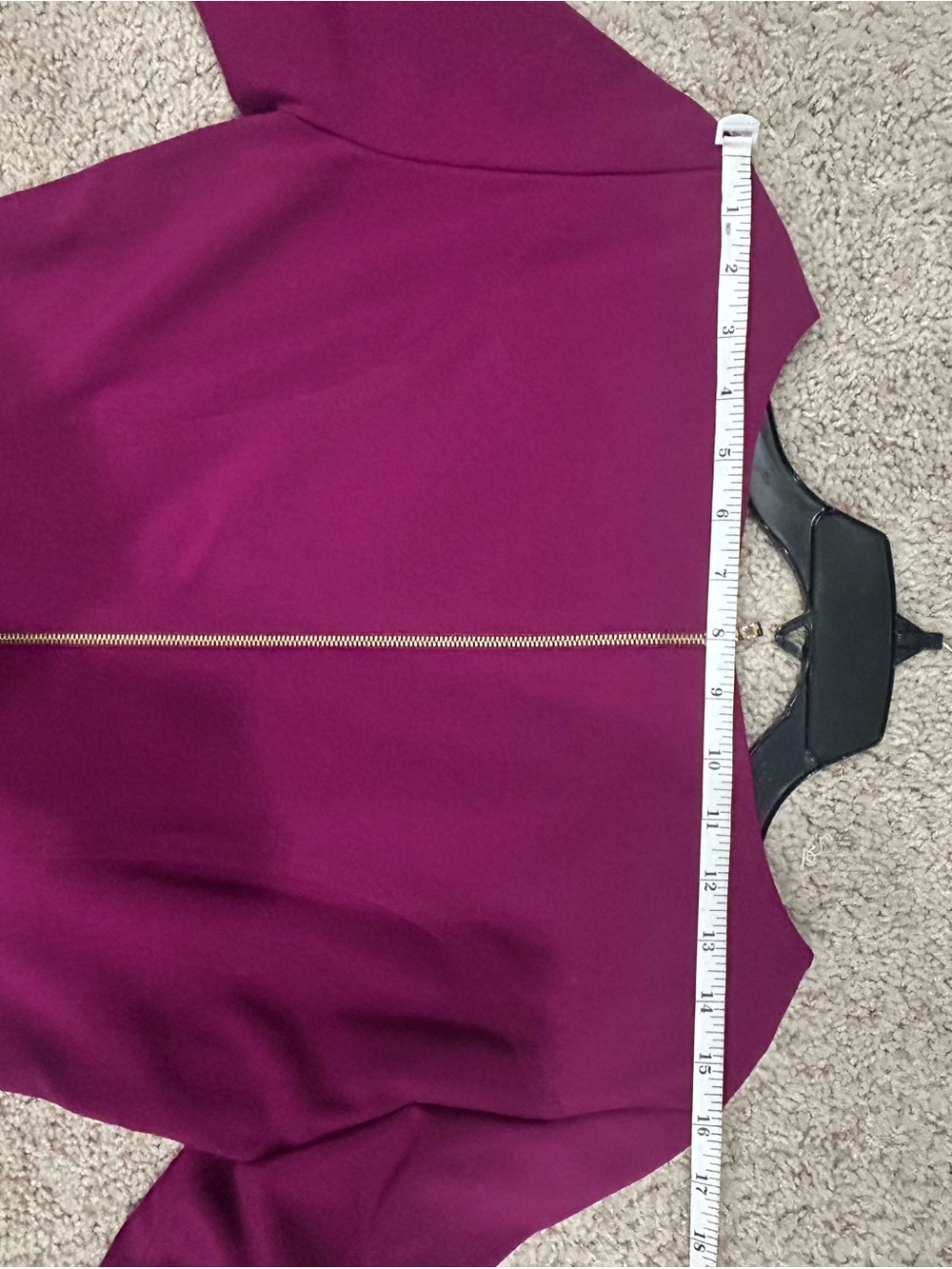 Tahari ASL Deep Magenta Midi Sheath Dress - Picture 4 of 5
